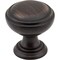 Jeffrey Alexander 1-1/4" Diameter Brushed Oil Rubbed Bronze Tiffany Cabinet Knob 658DBAC - alternate 1